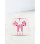 Słuchawki mini jack różowe