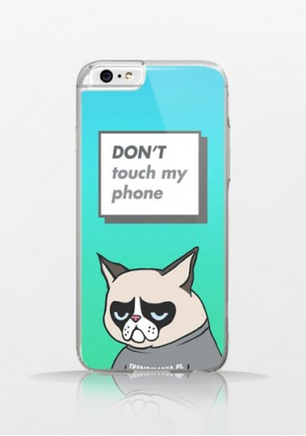 Obudowa DON’T TOUCH MY PHONE! Grumpy Cat